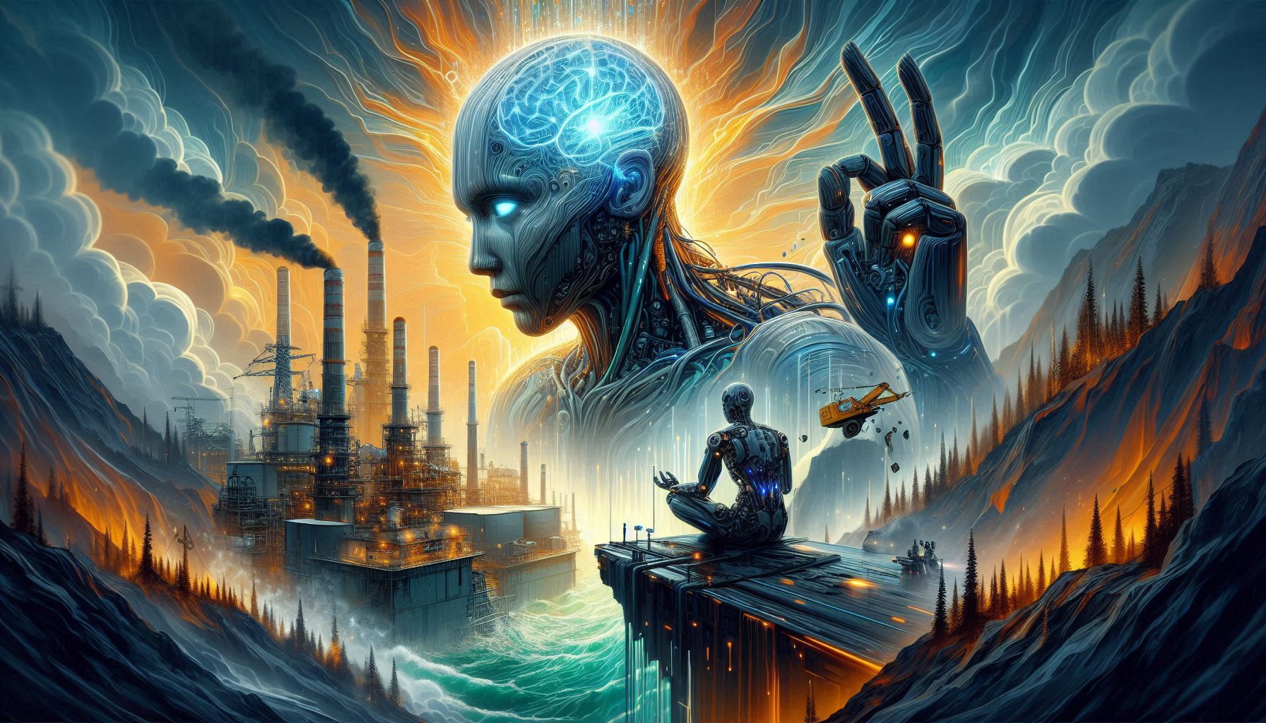 The headline highlights the growing excitement around AI technology and its influence on markets, as well as the movement in commodity prices like copper and oil. Here’s a breakdown: